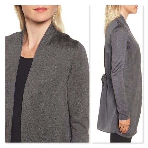 NIC+ZOE Silk Blend Reset Cardigan sz Small - Picture 2 of 11